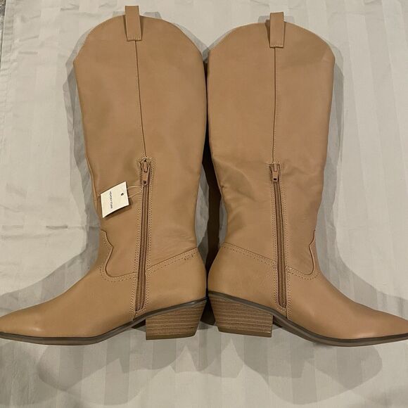 Universal Thread Women's Light Brown Sommer Western Riding Knee Boots Size 6 NWT - Picture 4 of 16